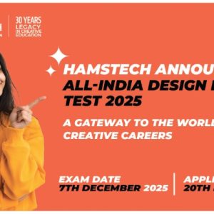 Hamstech Announces the All-India Design Entrance Test 2025 – A Gateway to the World of Creative Careers