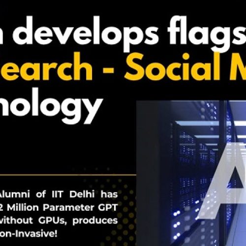 IITian develops flagship technology in the field of AI, search, and social networks of the future