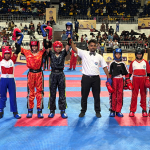 Lavanya, Varuni and Kanish from Kombat Hall Shine at National Kickboxing Championship 2025