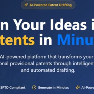Empowering Innovators, Startups, and Researchers to Draft Patents in Minutes