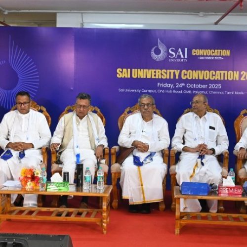 Sai University Convocation 2025; Leaders Urge Students to Lead with Integrity and Purpose