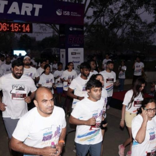 The ISBAA Fun Run, 2nd Edition, Successfully BringsTogether the ISB Community at the ISB Campus,Hyderabad