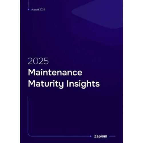 Zapium Releases 2025 Maintenance Maturity Insights