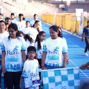 Bhopal Stadium Lights Up for the Run For Her Anniversary Celebration